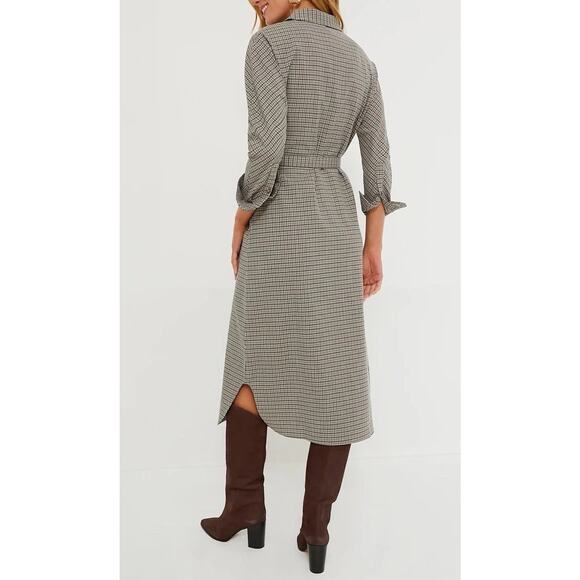 TUCKERNUCK Brown Plaid Sycamore Check Belted Vera Dress NWT Size XXXL - Picture 3 of 15